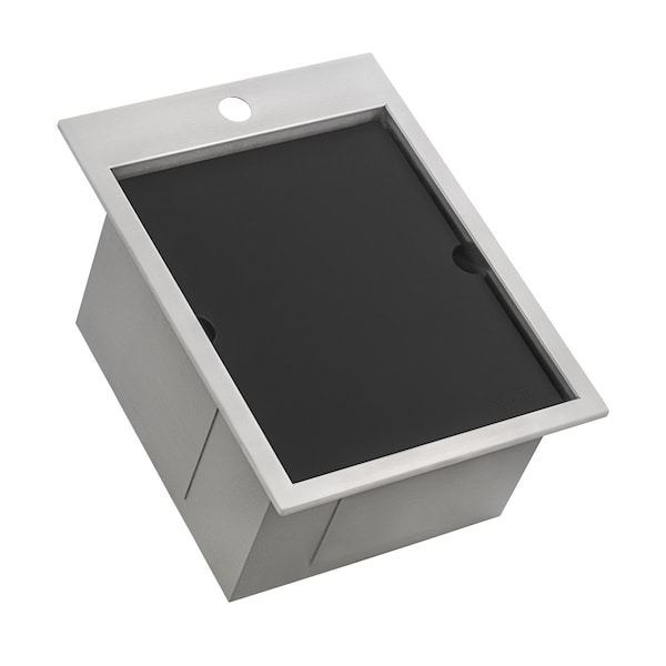 Ruvati Outdoor BBQ Workstation Sink 15x20" Topmnt MarineGrade T-316 SS RVBoat RVQ5210 - main